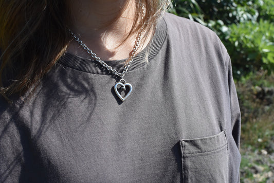 ツインフックハート × ボリュームチェーン