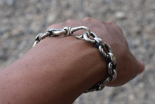 釣り針シルバーブレスレット - Eldorado