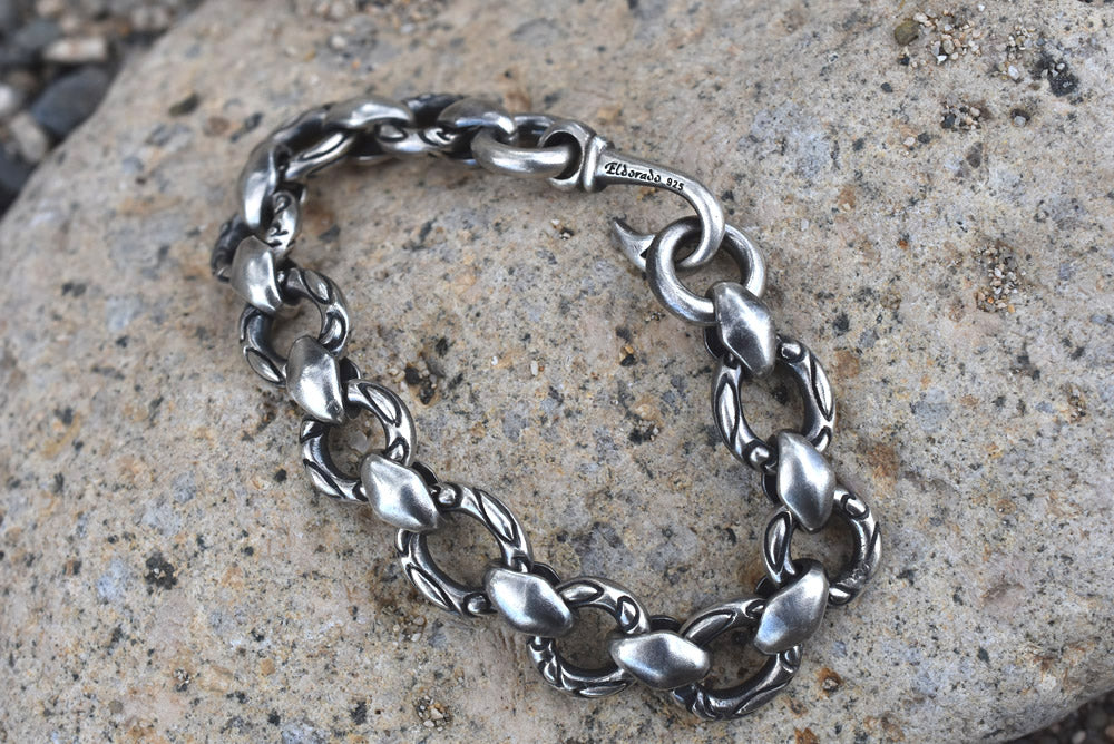 釣り針シルバーブレスレット - Eldorado