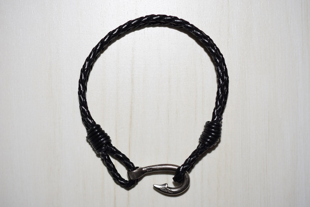 釣り針レザーブレスレット - Eldorado