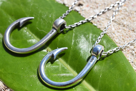 釣り針(鏡面)ネックレス