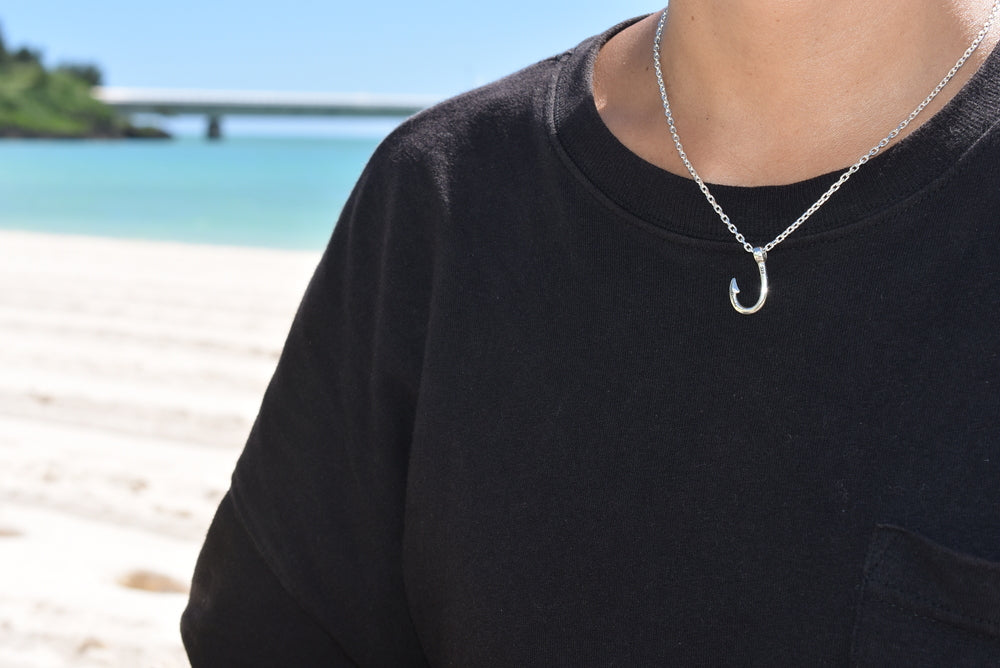 釣り針(鏡面)ネックレス