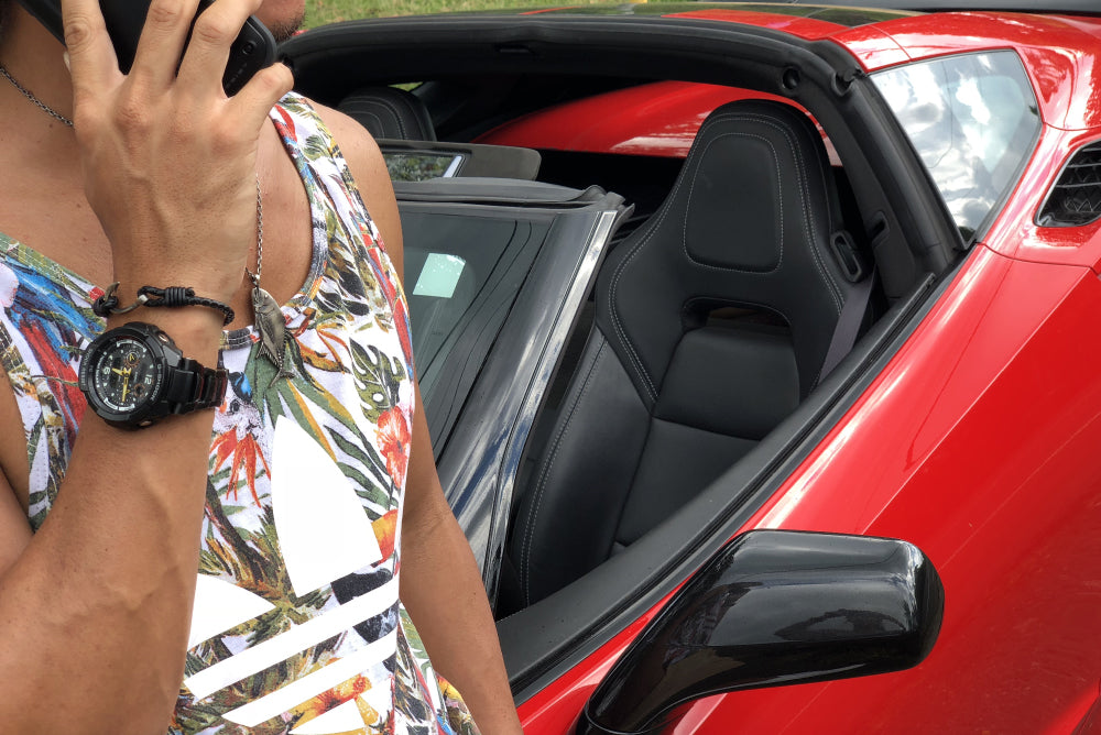 釣り針レザーブレスレット - Eldorado