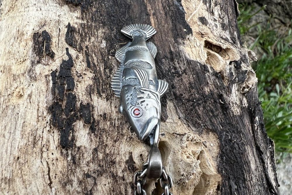 ピーコックバス(ツクナレ・アスー)ネックレス