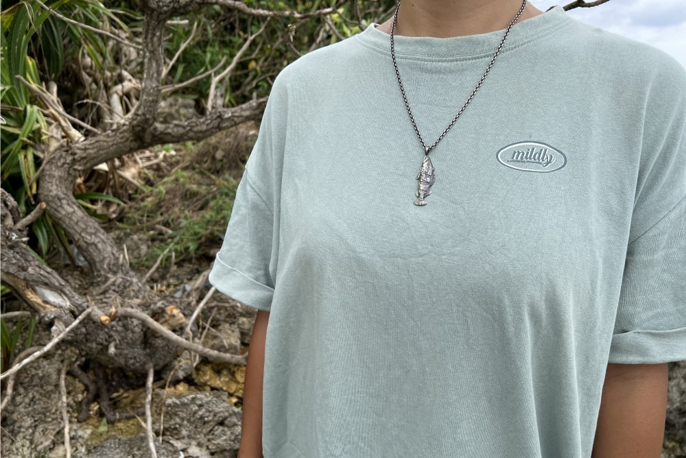 ピーコックバス(ツクナレ・アスー)ネックレス