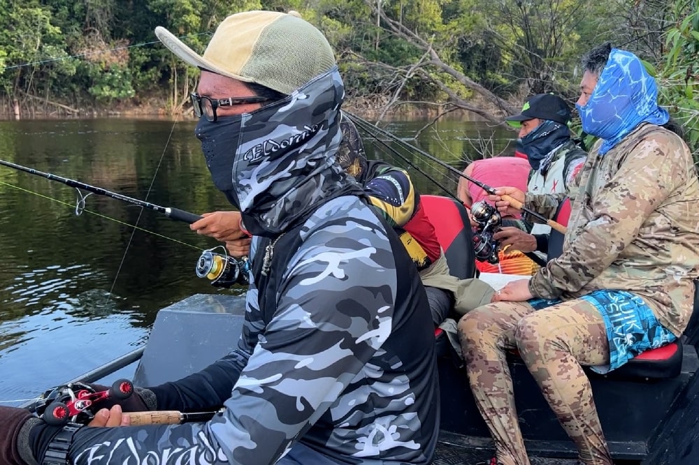 PresaVivaフィッシングシャツ & フェイスマスクのセット【UVカット】