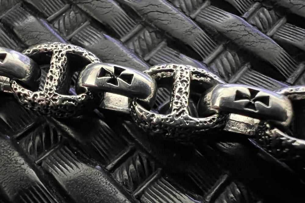 釣り針マリンチェーンブレスレット