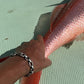 Fishhook silver bracelet